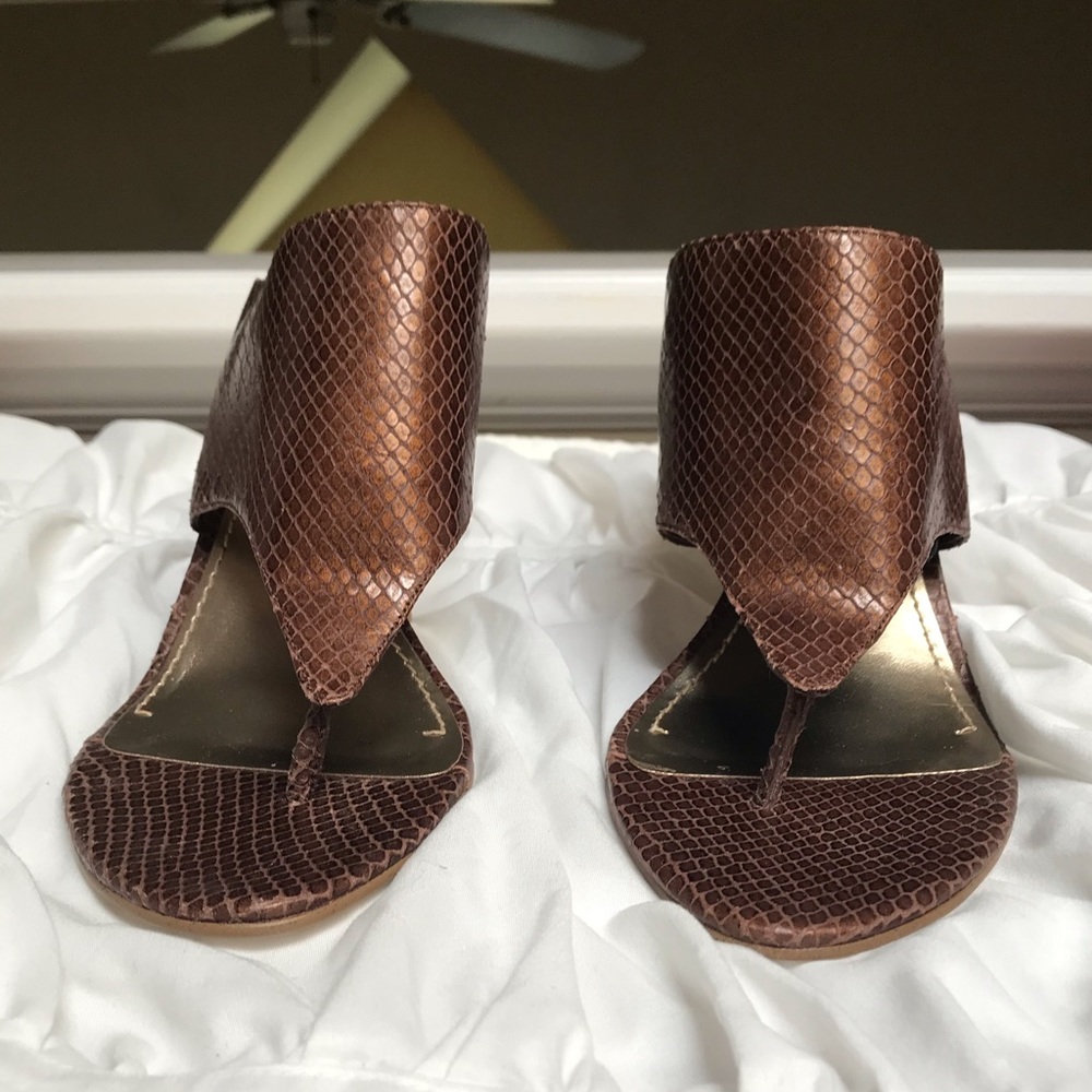 Nine West Snakeskin Sandals